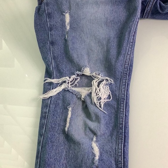 Pacsun Destructed Stacked Skinny ripped jeans men size 32 X 30 EUC - Picture 7 of 12